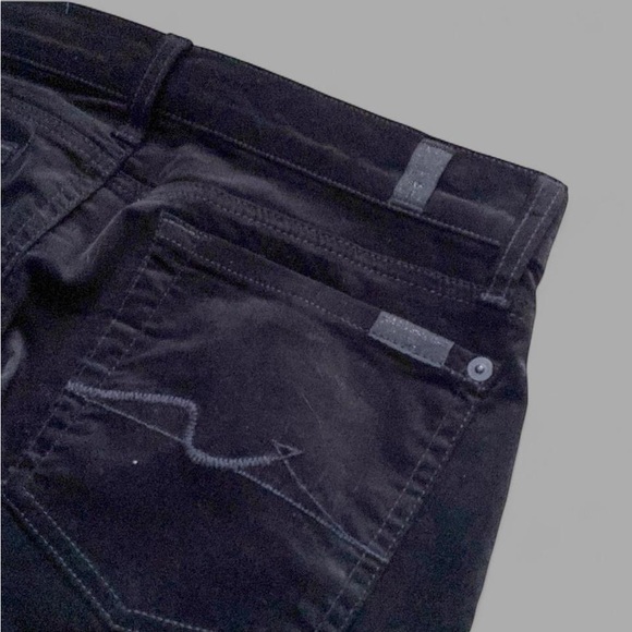 🇺🇸 MADE IN USA 7 For All Mankind Velvet Lisha skinny bootcut jeans - Picture 6 of 8